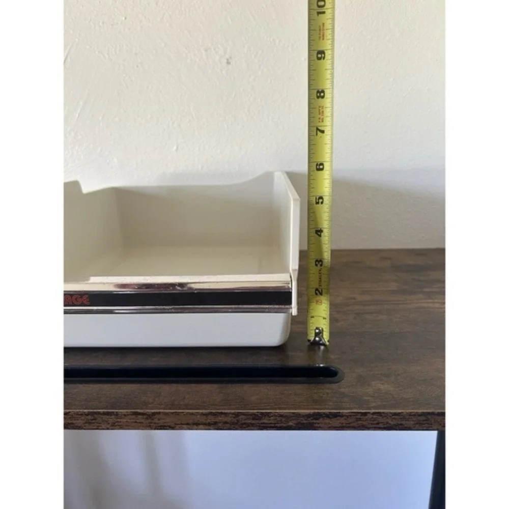 Vintage Ice Cube Storage Bin White Plastic‎ Container 467895 PO2 2985